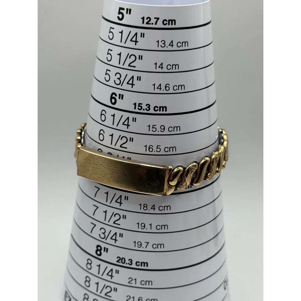 Vintage Carmen The D.F.B.Co. Gold Filled Sweetheart ID Expansion Bracelet
